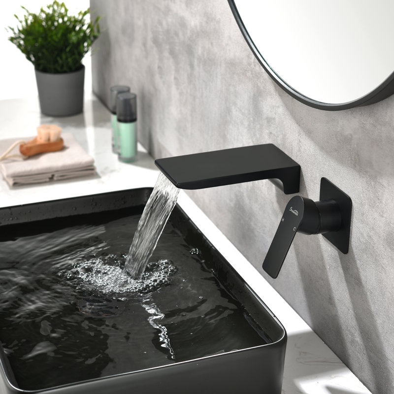 SHAMANDA Wall Mounted Faucet Singlehandle Bathroom Faucet Wayfair